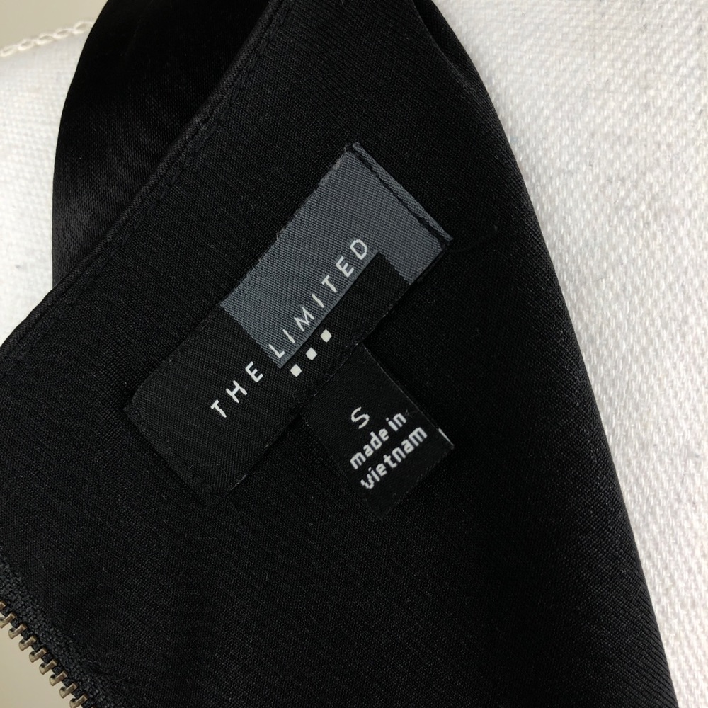 The Limited Vegan Leathr Satin Fit & Flare Dress - Picture 8 of 8